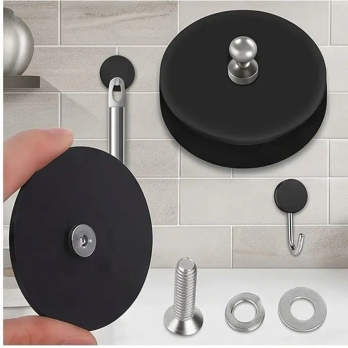 4-Piece Set Of Rubber-Coated Magnets - D66