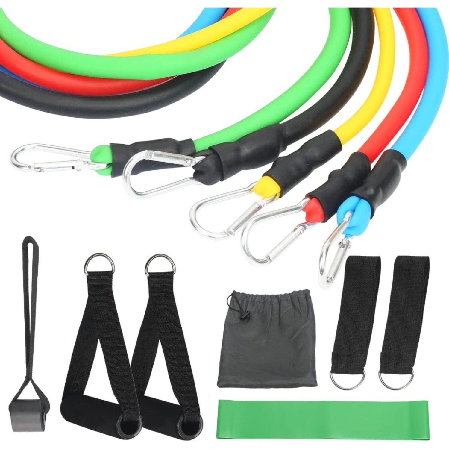 Multi-Item Party Gift Package, 24-Piece Fitness And Organization Combo Set – Rubber Bands And Resistance Bands – Perfect For Home, Office, And On The Go