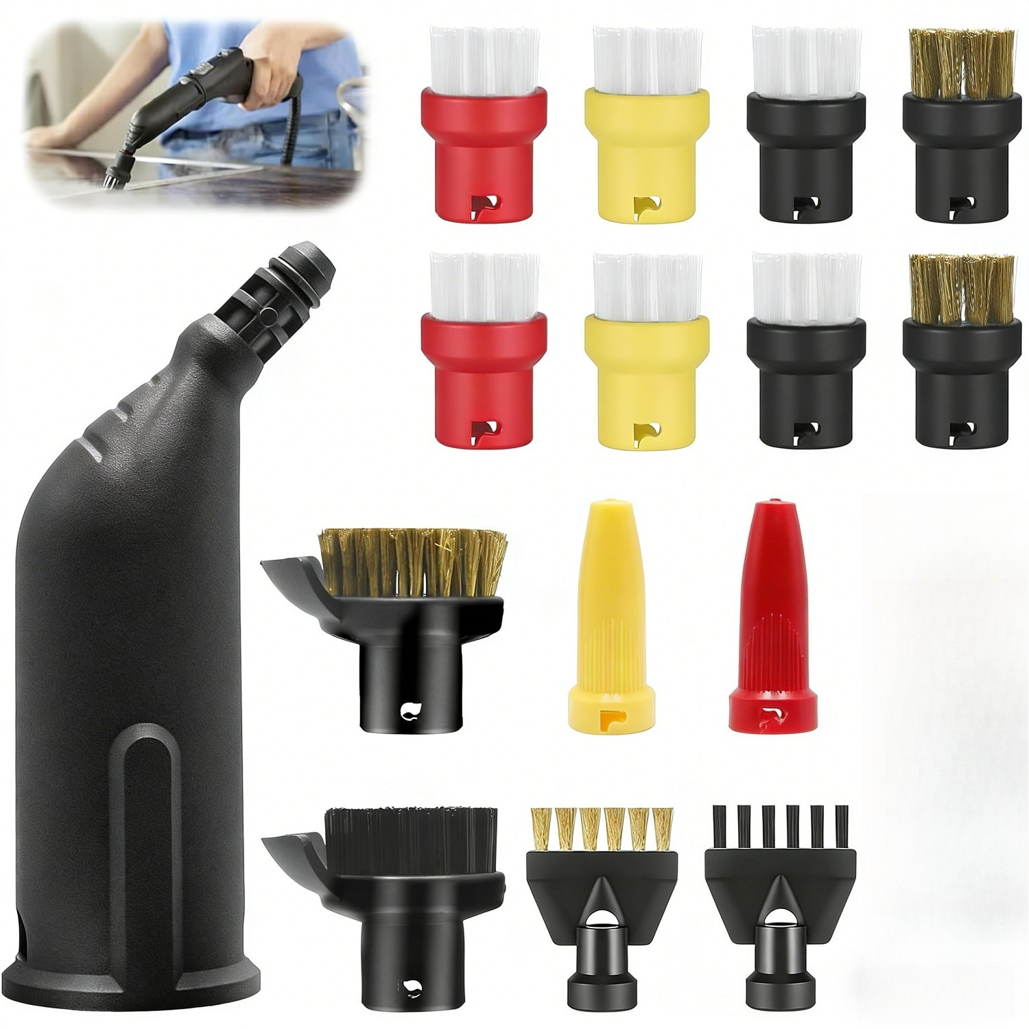 Steam Cleaner Accessory Set For SC1–SC5 Models – Steam Cleaner Replacement Parts & Party Accessories Set
