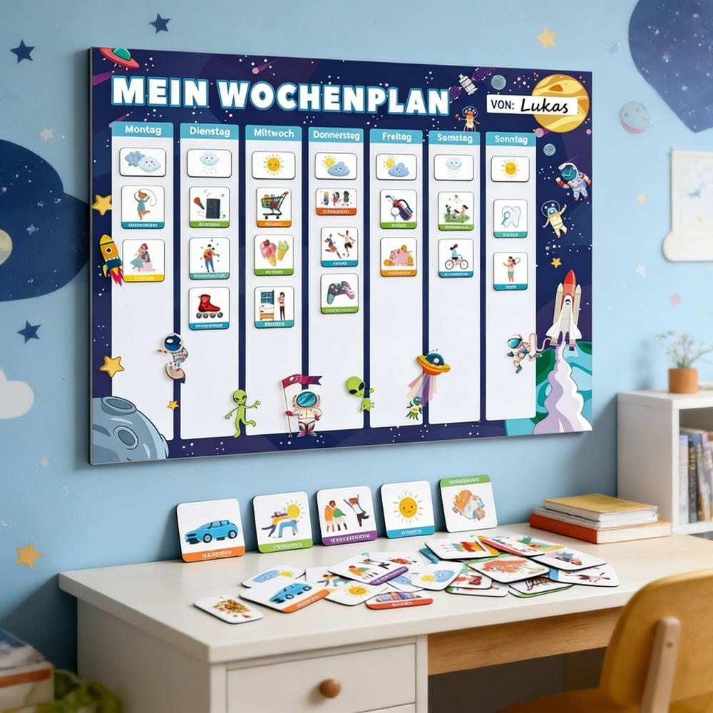 Rules Of Conduct Magnetic Board Set With 177 Magnets For Home Organization product image