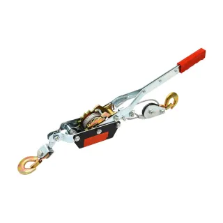 Hand-operated Cable Hoist, 3.3 M – Twist-free Wire Rope With Pulley, Load Hook, And Safety Bar – Max. Pulling Force 2,000 Kg