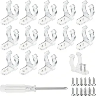 LED Strip Light Clip Set With 100 Clips, 200 Screws, And Installation Tool—a Handy Mounting Kit For LED Strip Lights And Hand Tools