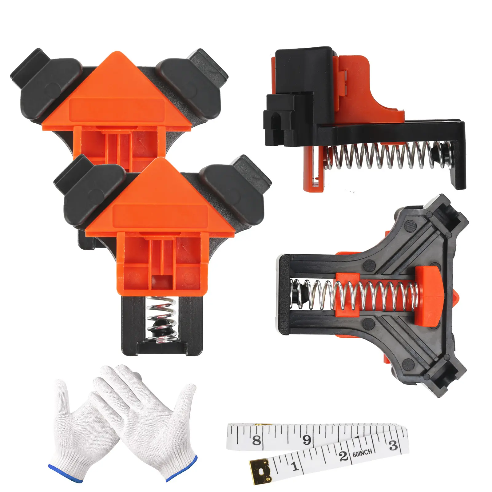 Corner Clamp Set With 4 Angle Clamps