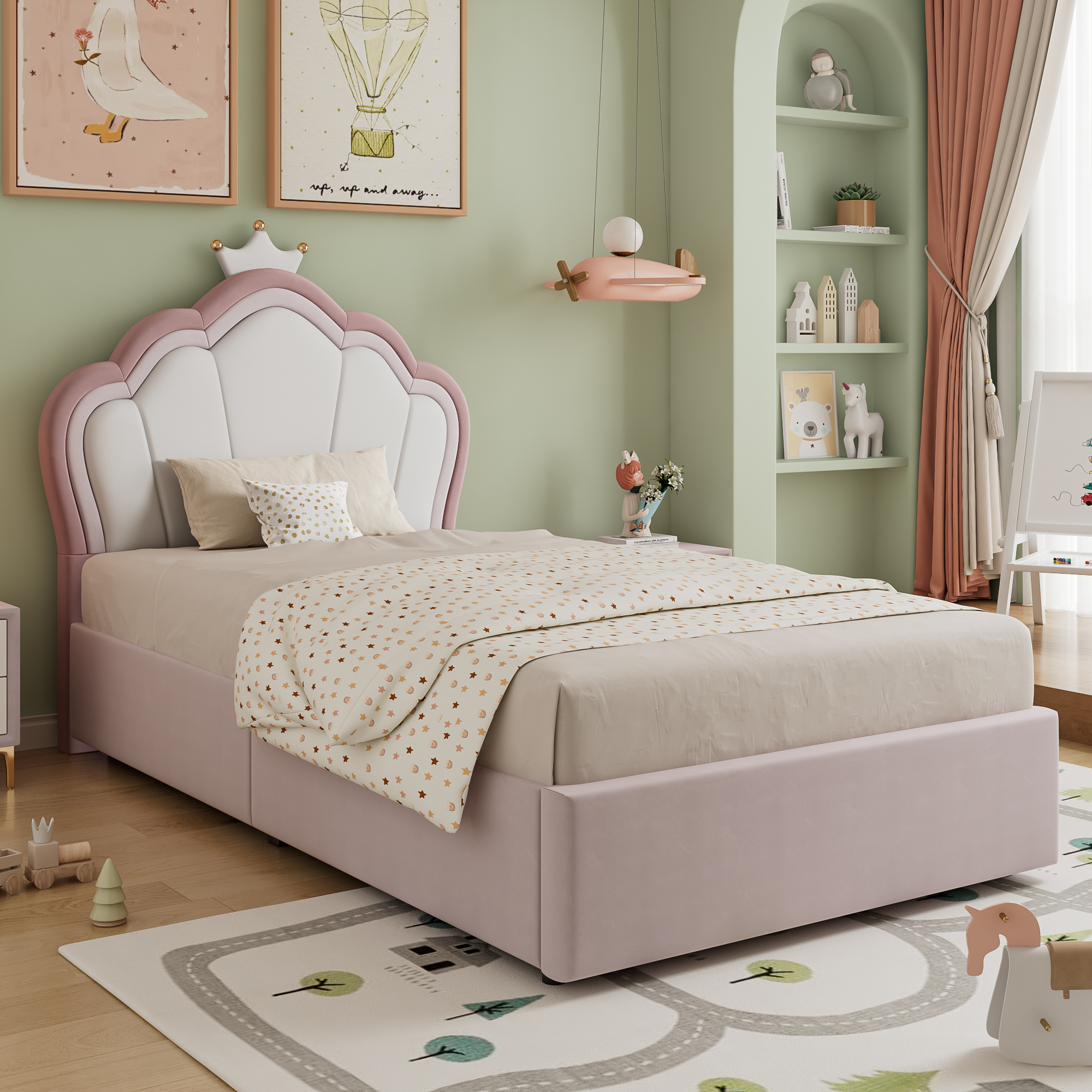 Upholstered Bed, Hydraulic With Storage Function, 3ft Single 90x190cm — image 4