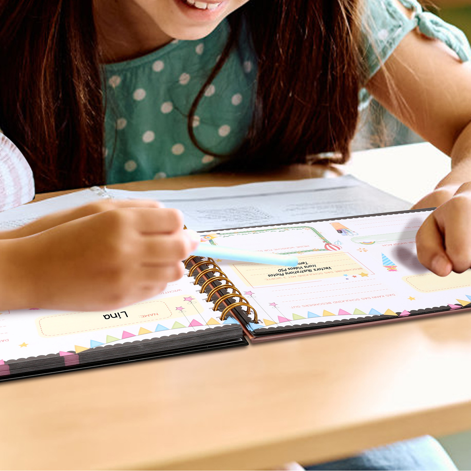 Einschulung Erinnerungsalbum – Album zum ersten Schultag für neue Schüler & Gästebuch - Thumbnail 5