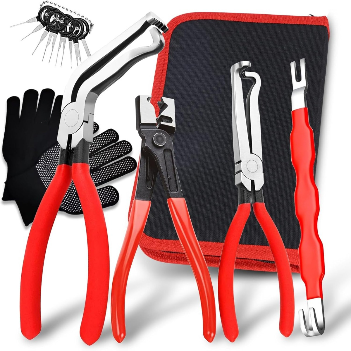 Party Decorations & Accessories—Electrical Connector Puller Set With Storage Box—Quick-Release Tool Set Made Of High-Strength Steel For The Repair And Maintenance Of Cars, Trucks, 