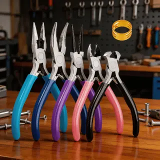 Five-piece Colored Pliers Set, 5-piece Combination Pliers Set In Various Colors, Multipurpose Pliers For DIYers And Hobbyists, Tool Set For Household Use And Repairs—multi-piece Pa