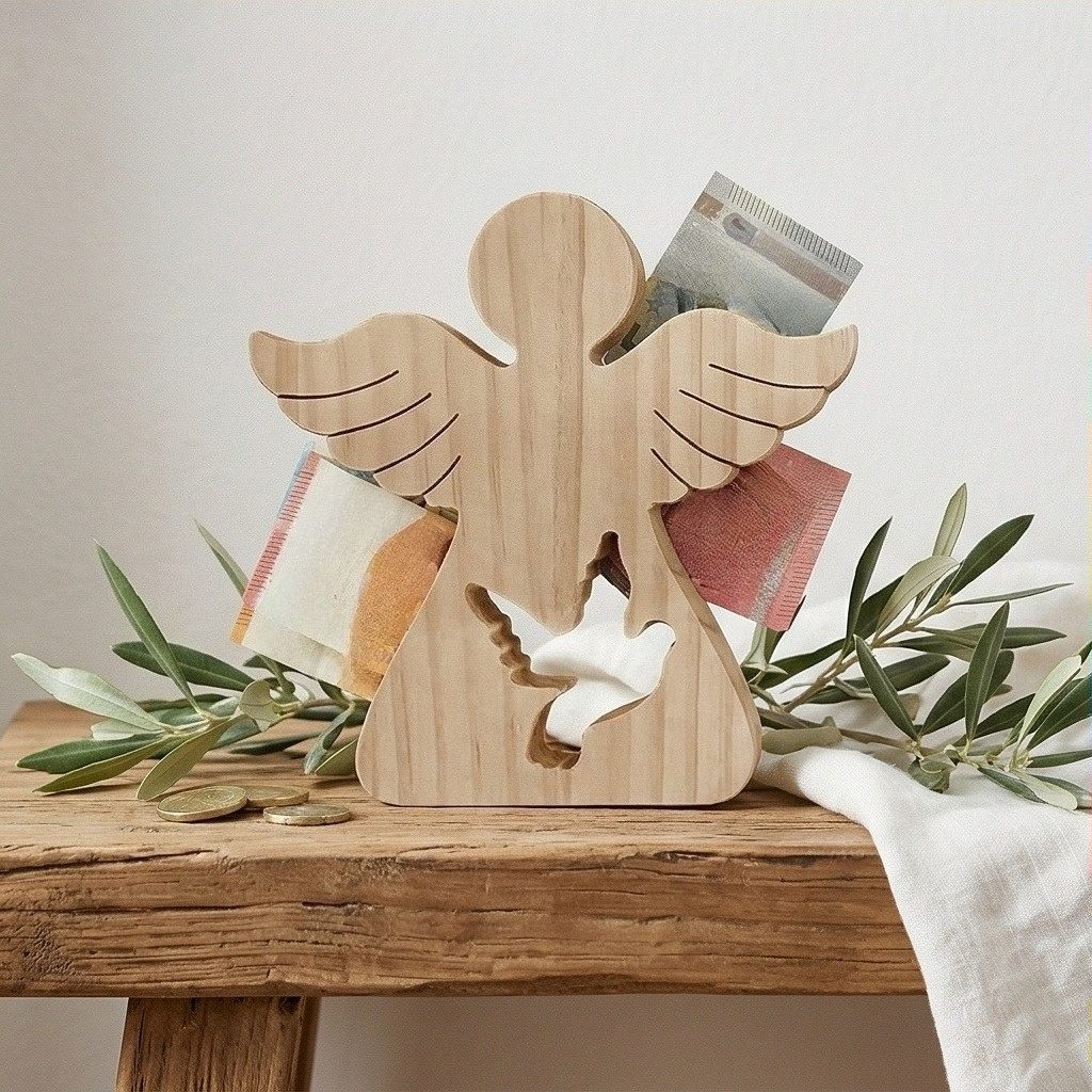 Wooden Baptism Decorations - Decorative Wooden Symbols For Baptism Ceremonies And Special Occasions - Party Supplies Set