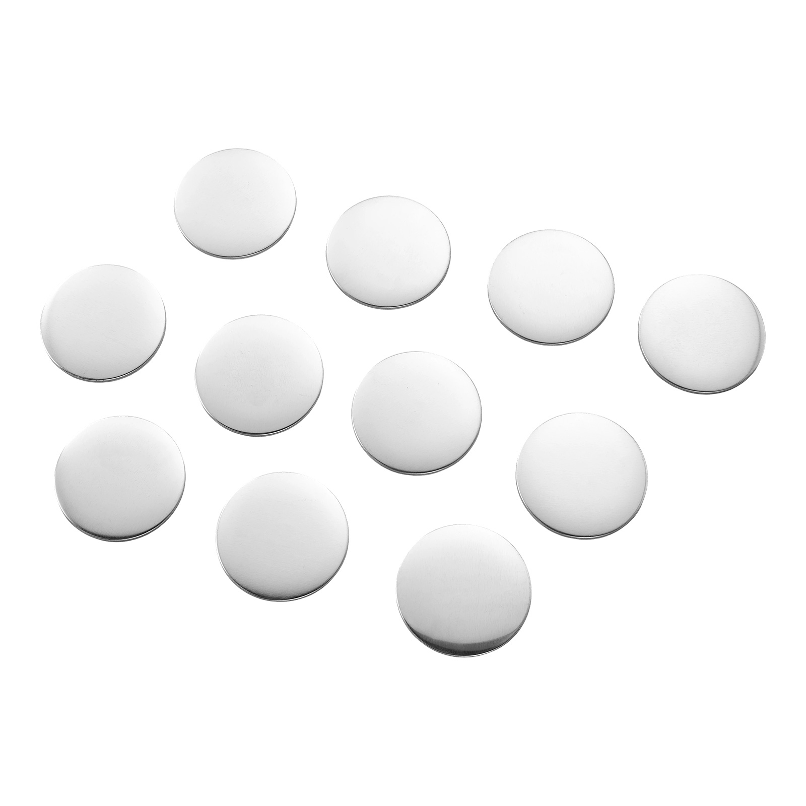 Button Maker Supplies 50 Sets 2.95 In / 75 Mm Magnet Button Parts, With Magnetic And Bottle Opener Backs, Metal Shells, Clear Mylar Films, And Blank Circle Papers, For Home DIY, Ki
