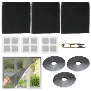 Party Packages - Complete Fly Screen Set – Includes 3 Fly Screens, Repair Patches, And A Party Accessory Set