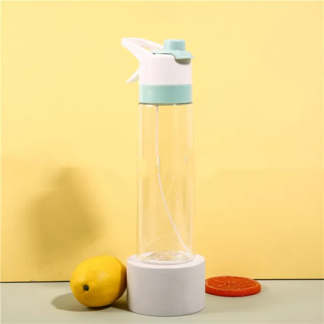 Spray Water Bottle For Girls Outdoor Sport Fitness Water Cup Large Capacity Spray Bottle Drinkware Travel Bottles Kitchen Gadgets Tritan Blue - Shop at LoveMi
