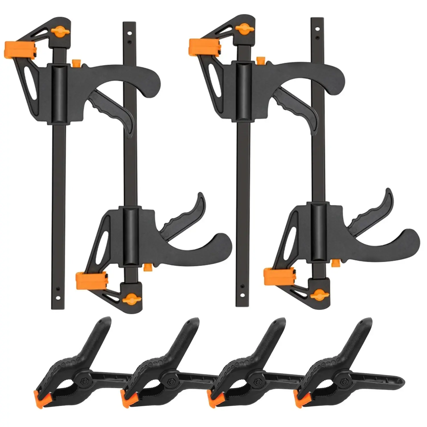 8-Piece Professional Spring Clamp Set