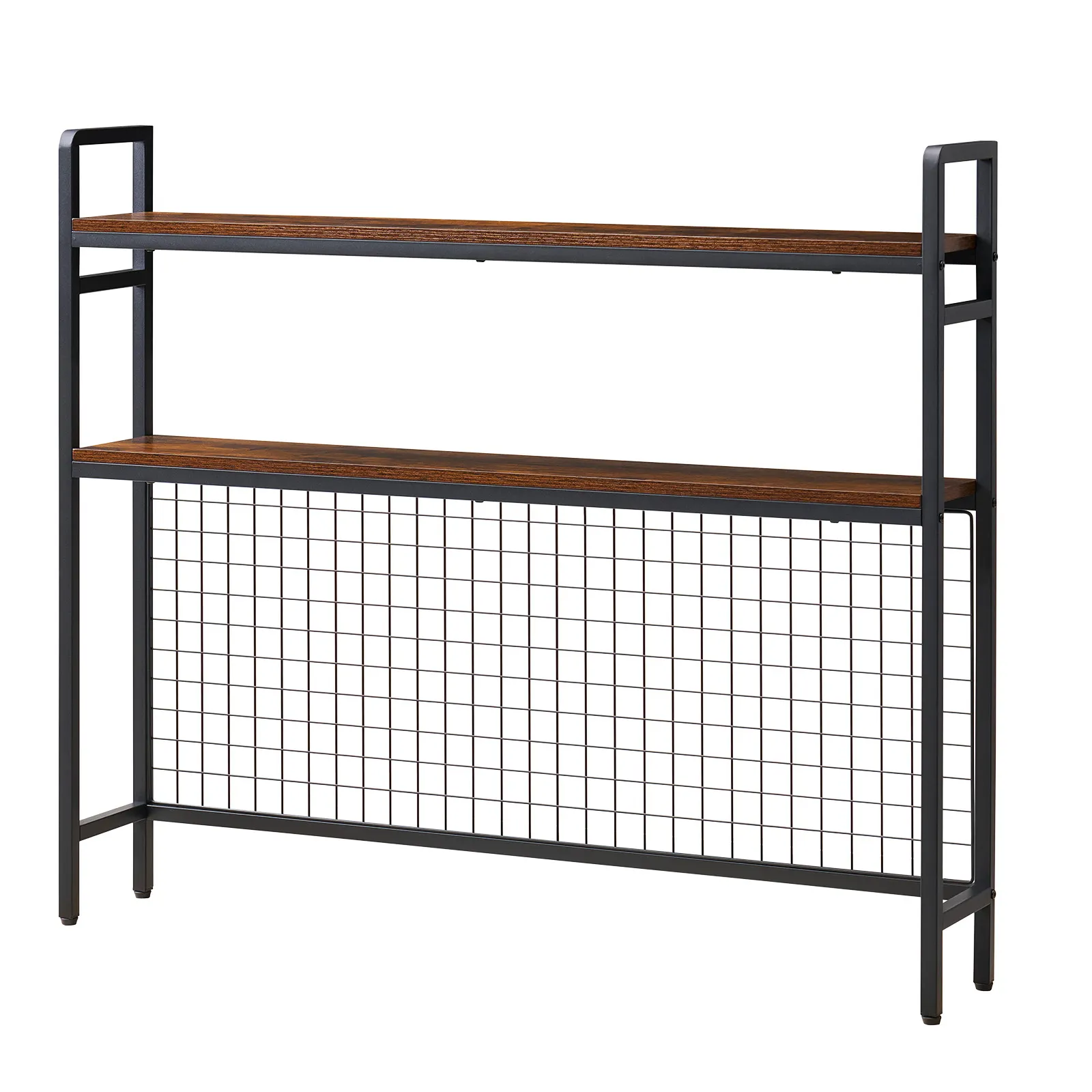 Desktop Bookshelf 3-Tier Countertop Storage Hutch