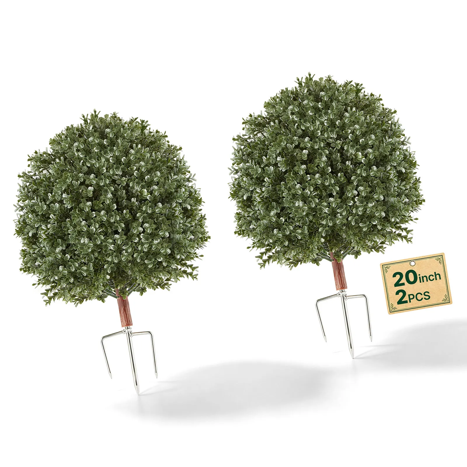 Artificial Topiary Ball Boxwood Bush 20