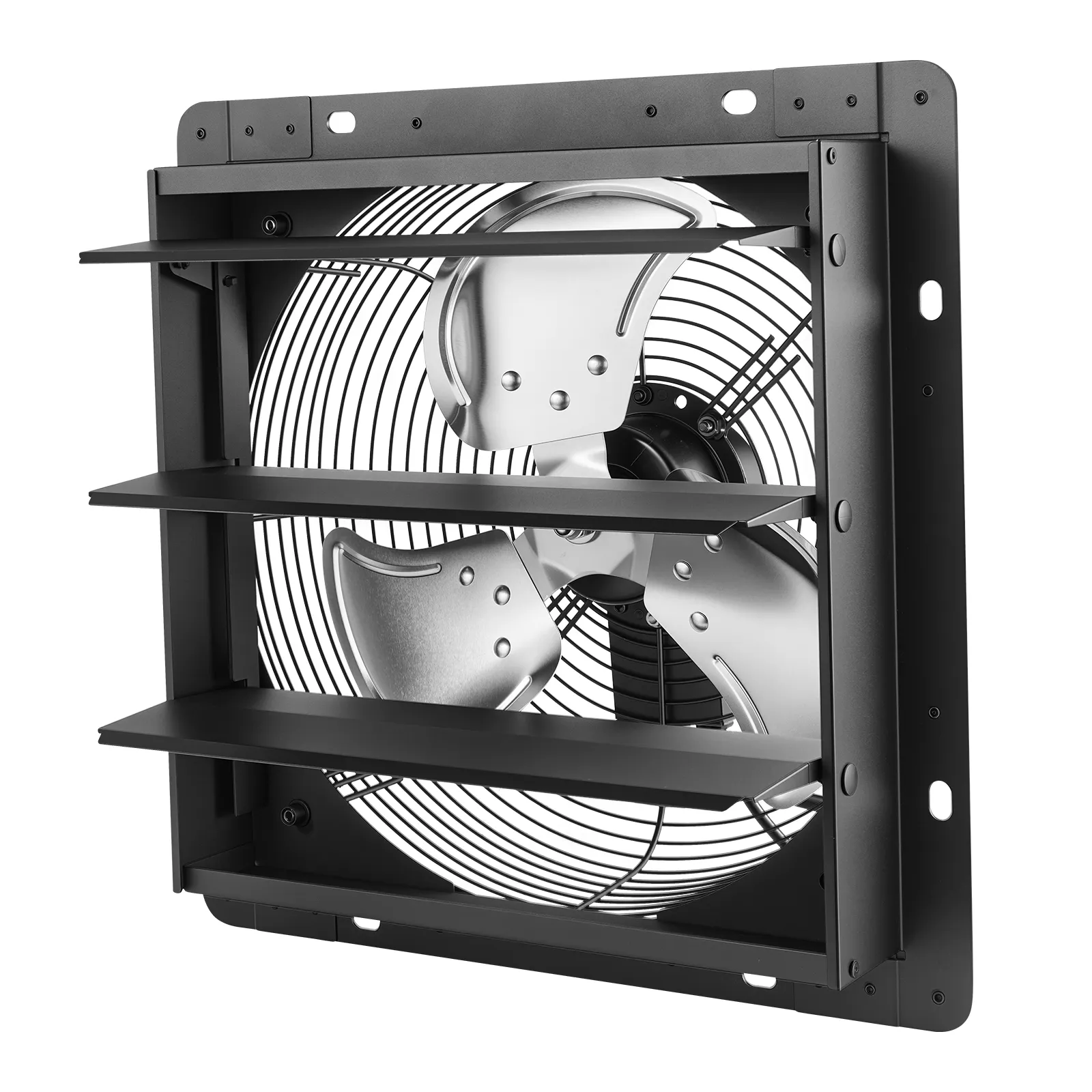12 In Shutter Exhaust Fan Wall-Mount Automatic