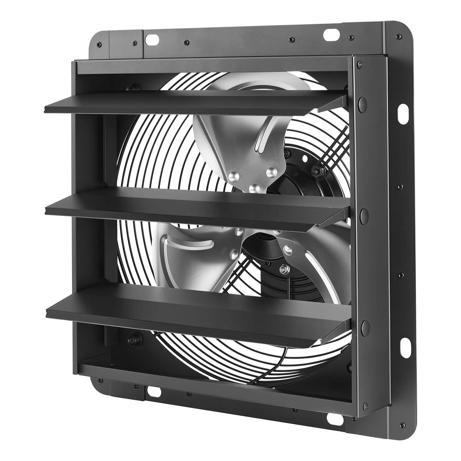 10 In Shutter Exhaust Fan Wall-Mount Automatic