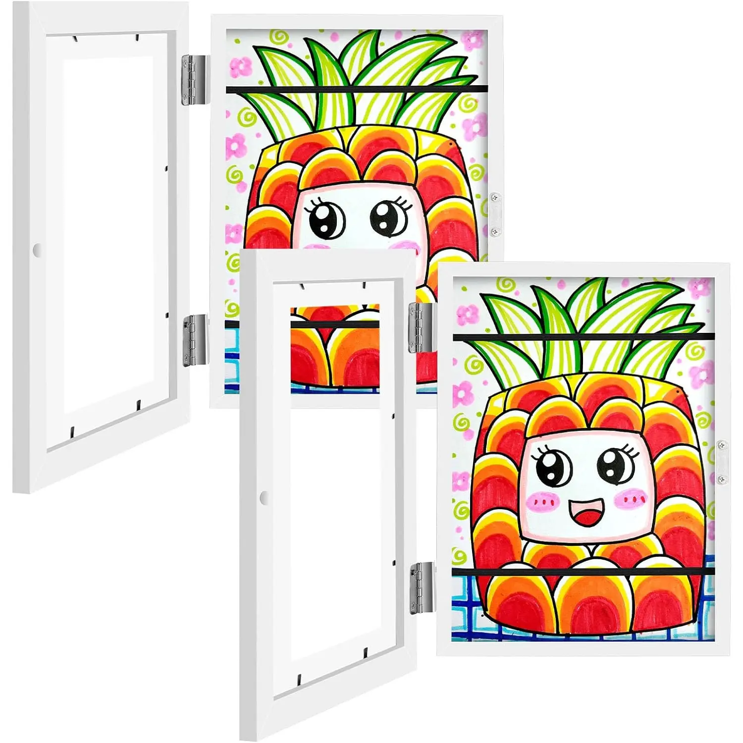 Set Of 2 Magnetic Picture Frames