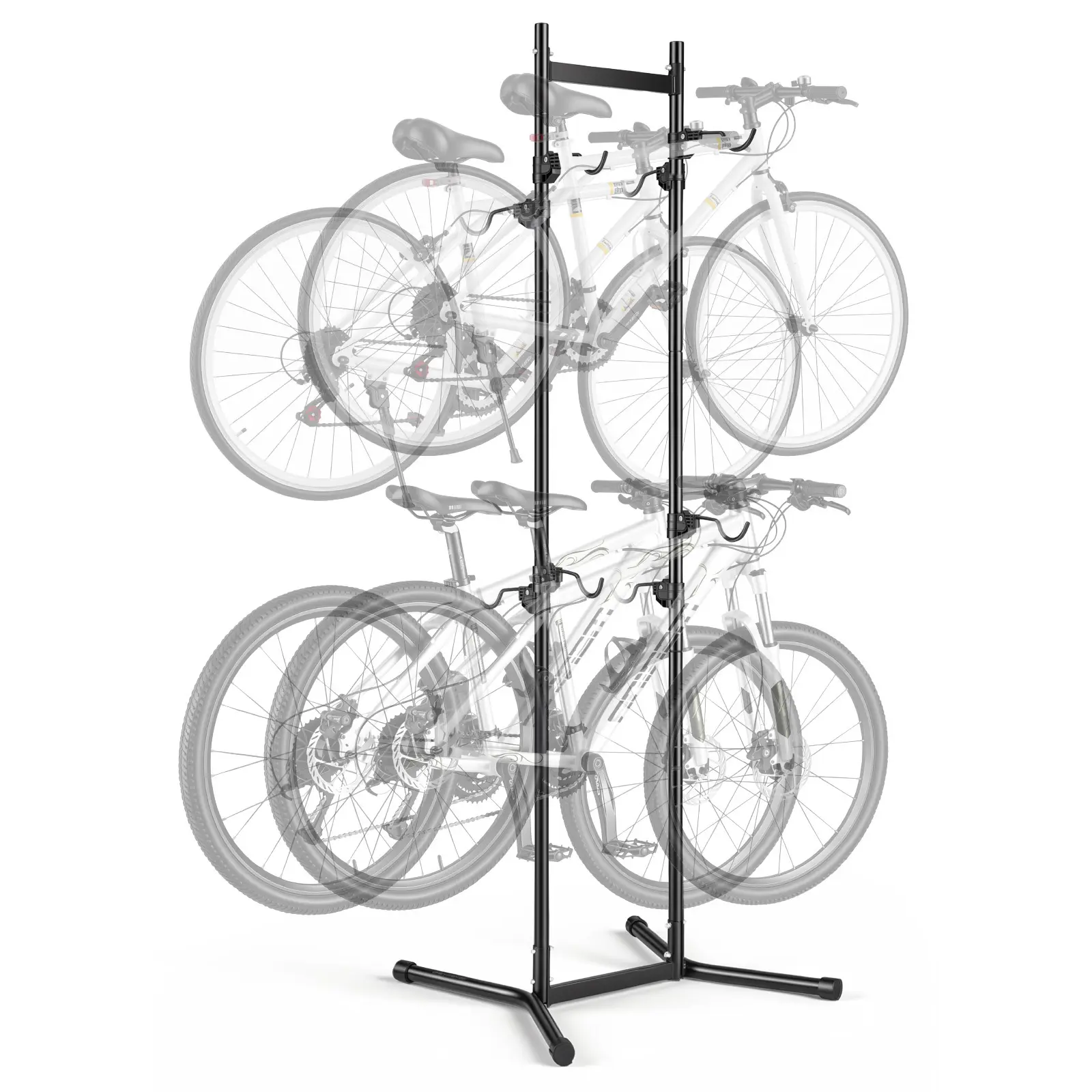 Bike Stand For 4 Bikes, Freestanding Vertical