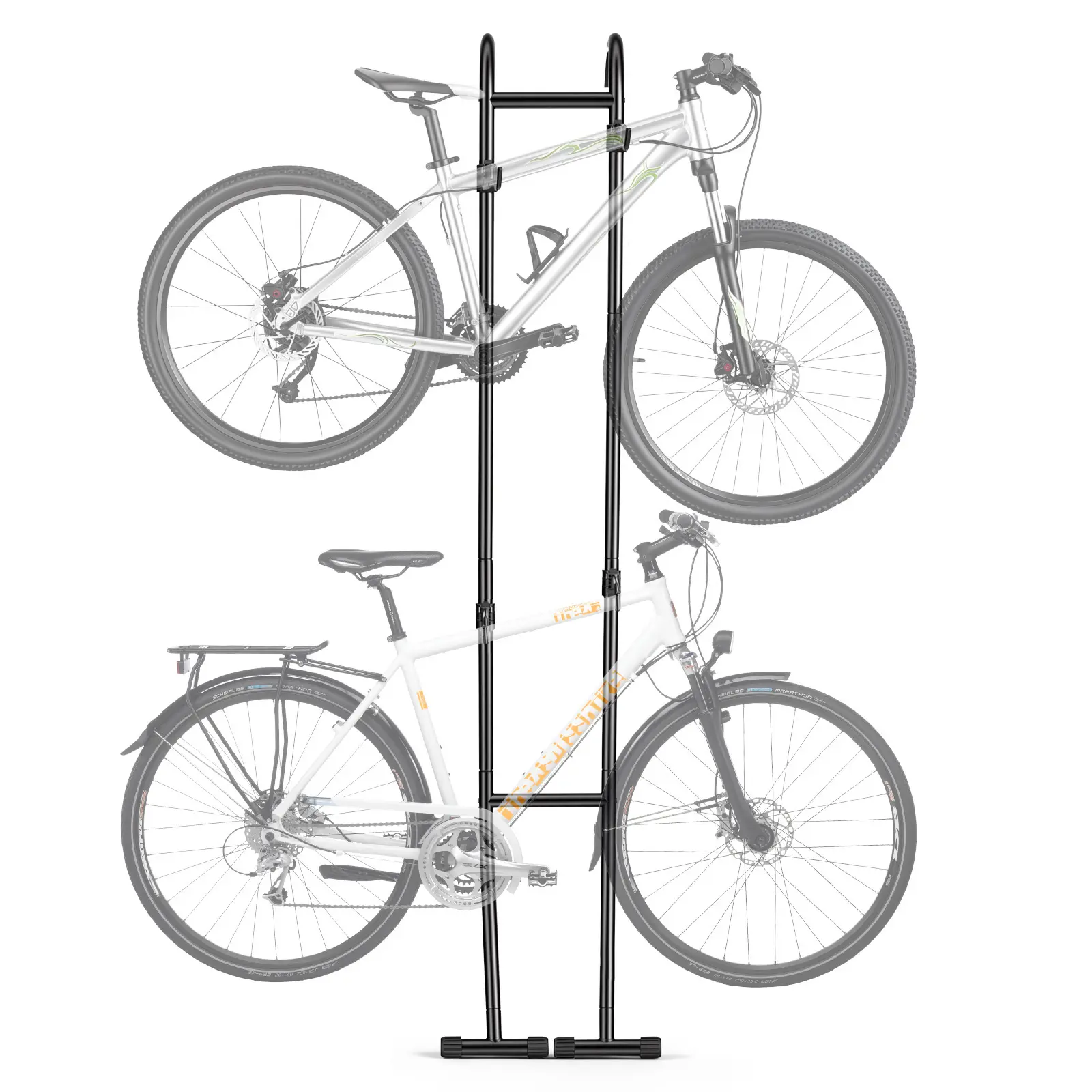 Bike Stand For 2 Bikes, Freestanding Vertical