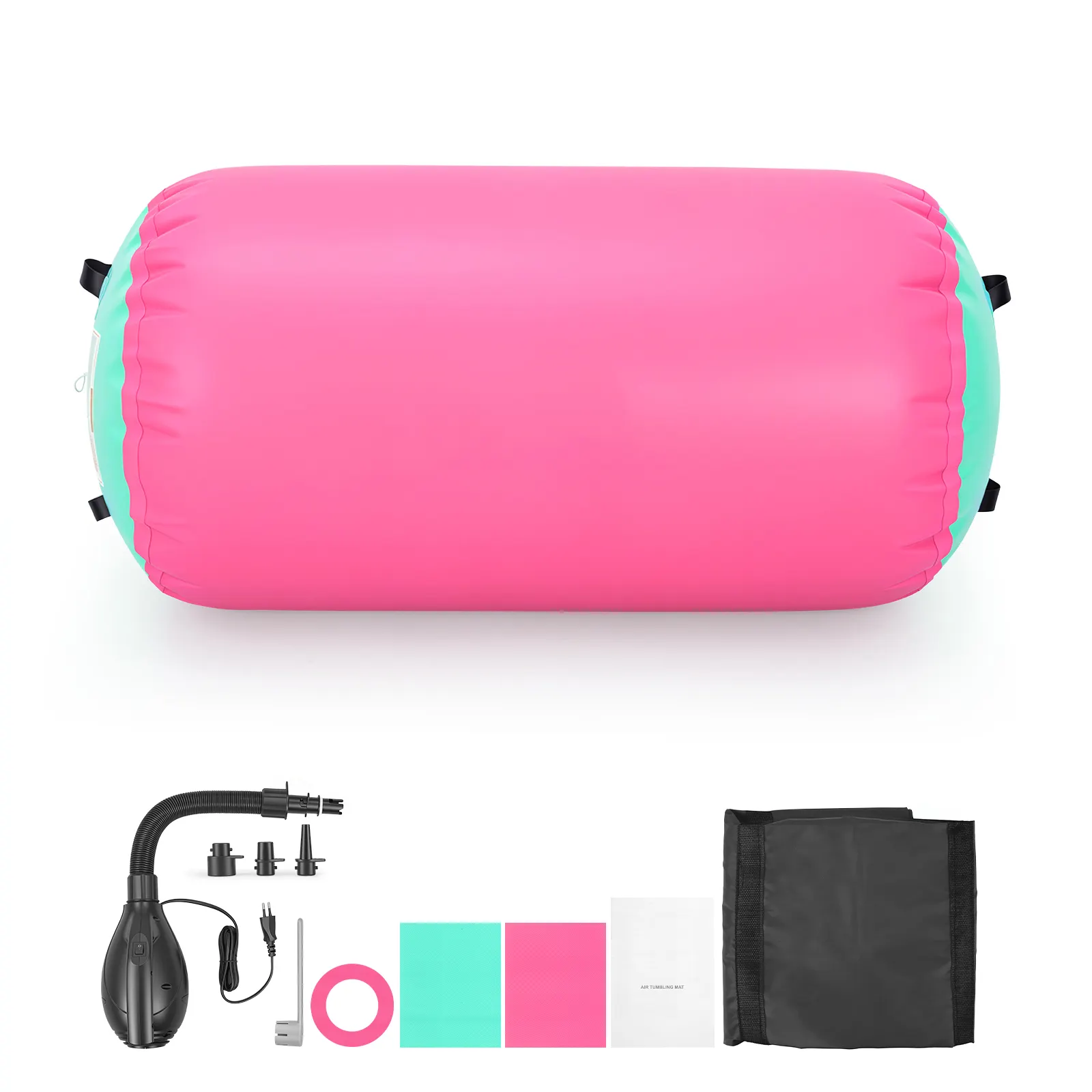 Gymnastics Barrel Air Roller 23.6x40 In Inflatable