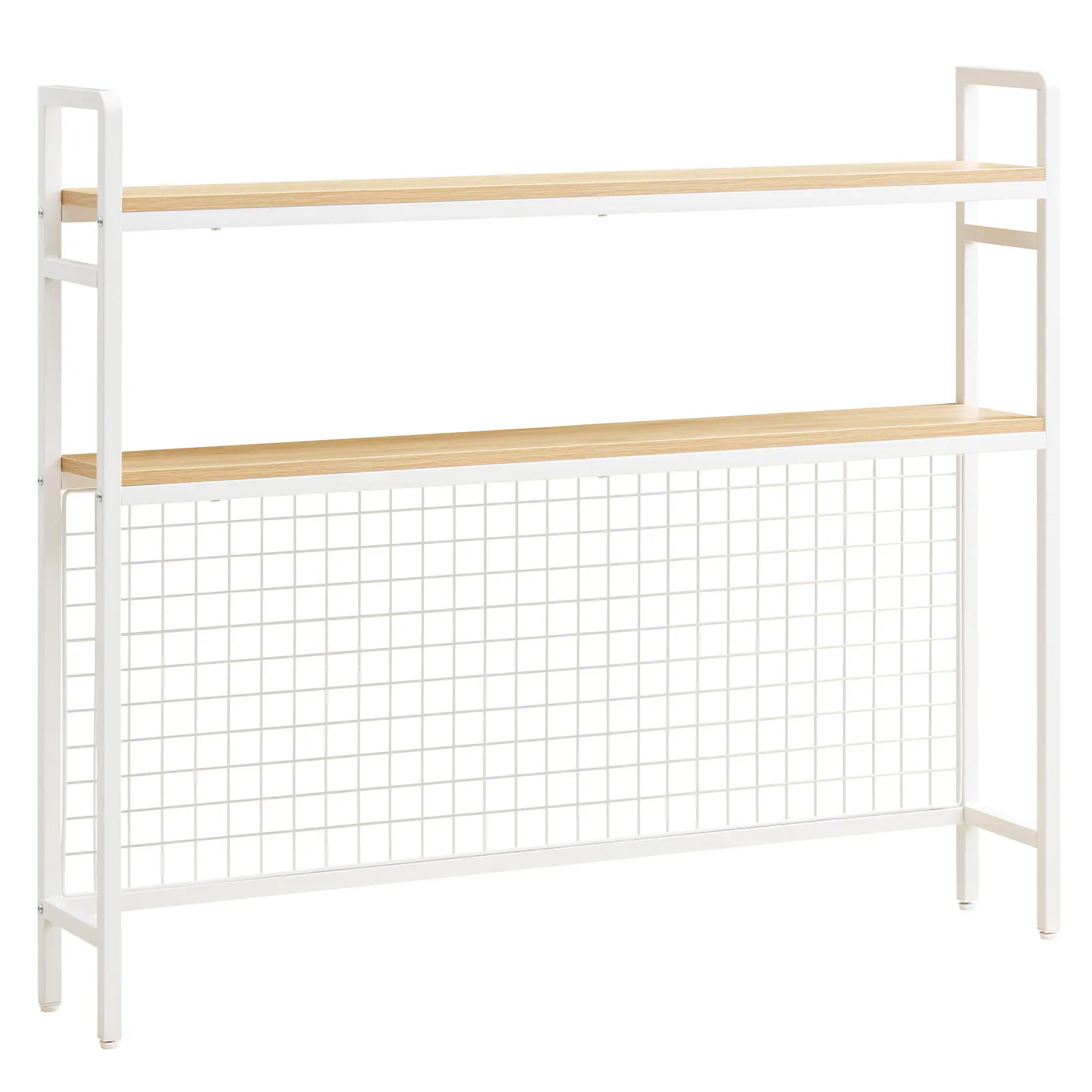Desktop Bookshelf 3-Tier Countertop Storage Hutch