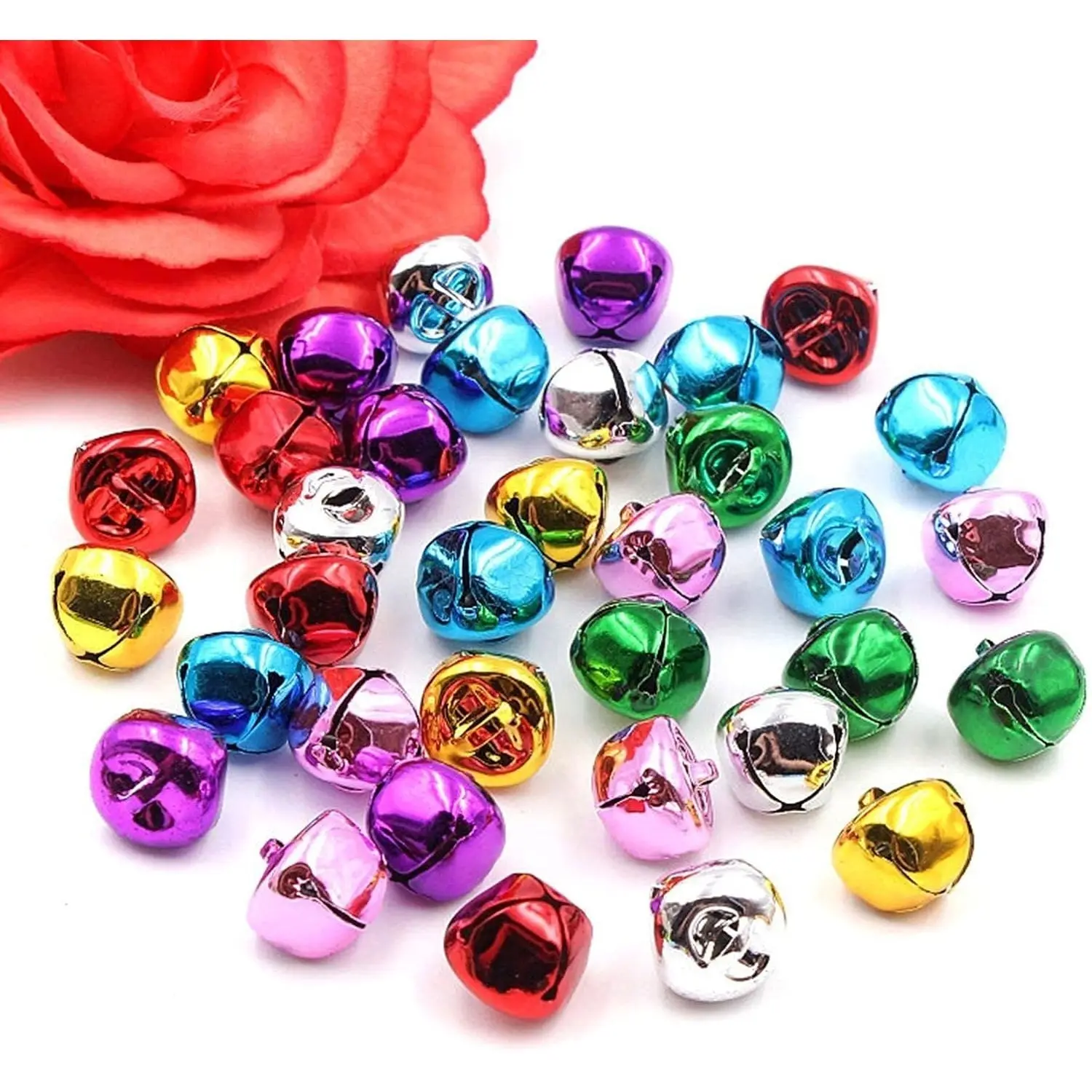150 Small Bells For Crafts, Christmas Bells