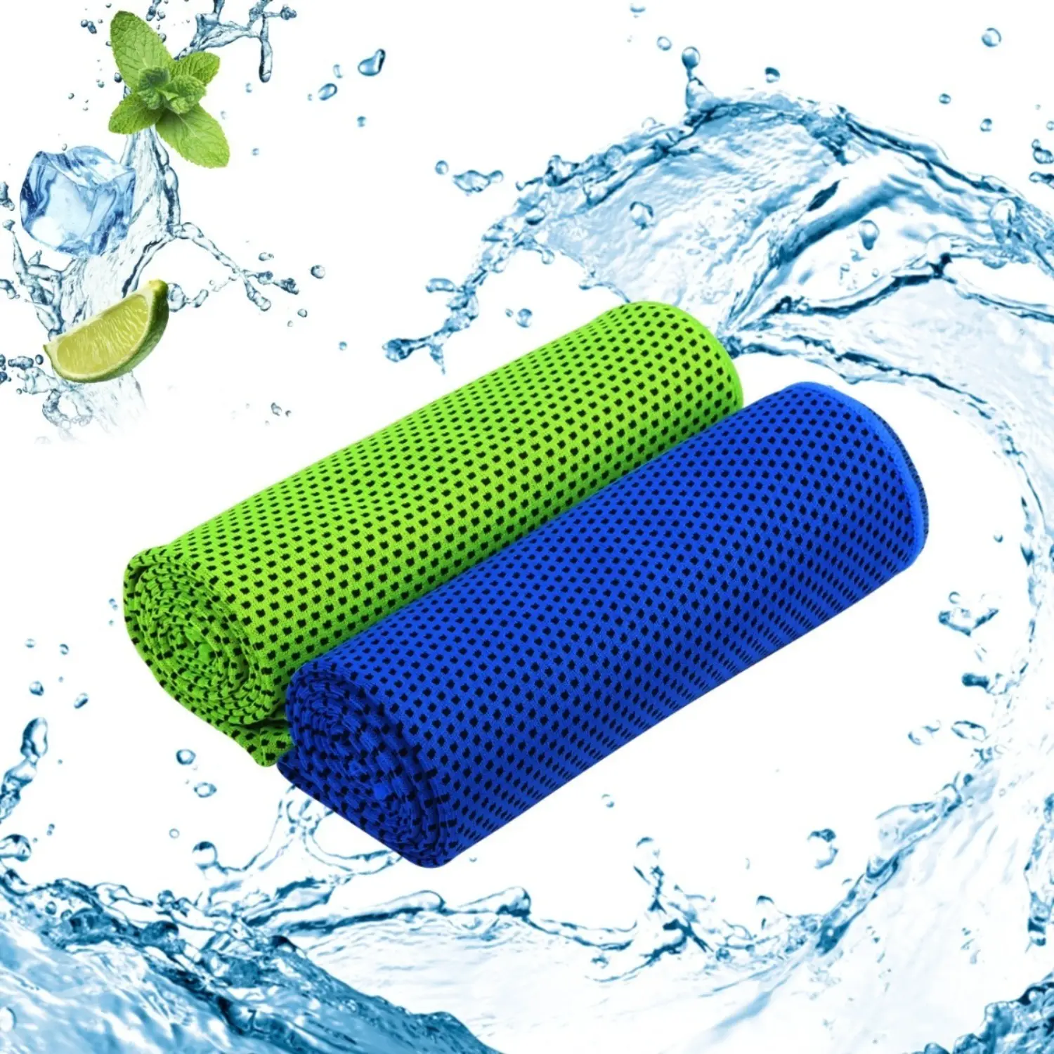 2-Pack Microfiber Cooling Towel, Fitness Sports Towel