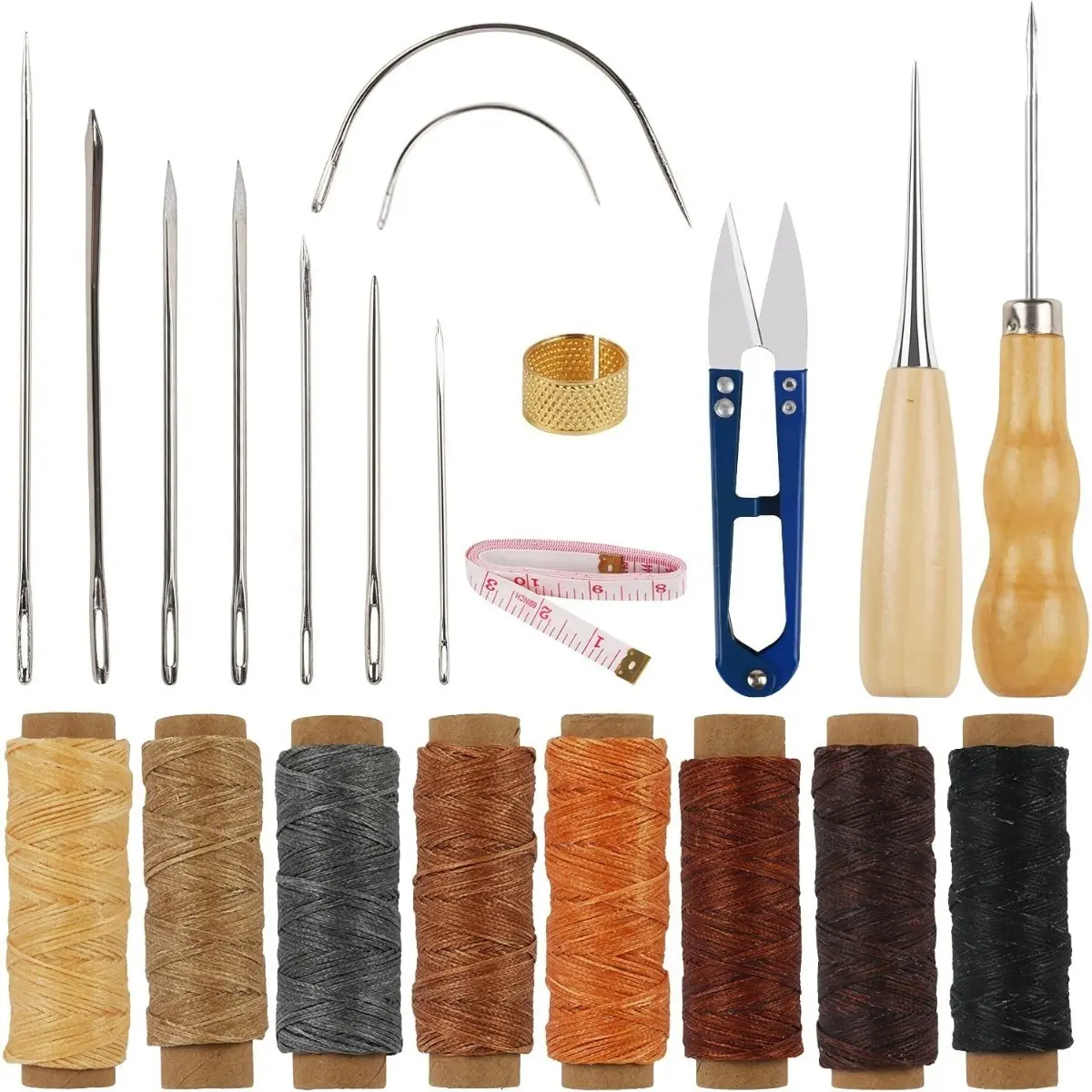 22-Piece Leather Sewing Kit