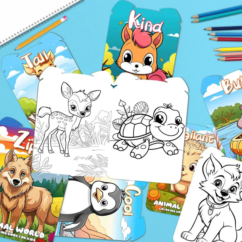 Set Of 15 Animal Picture Books Featuring