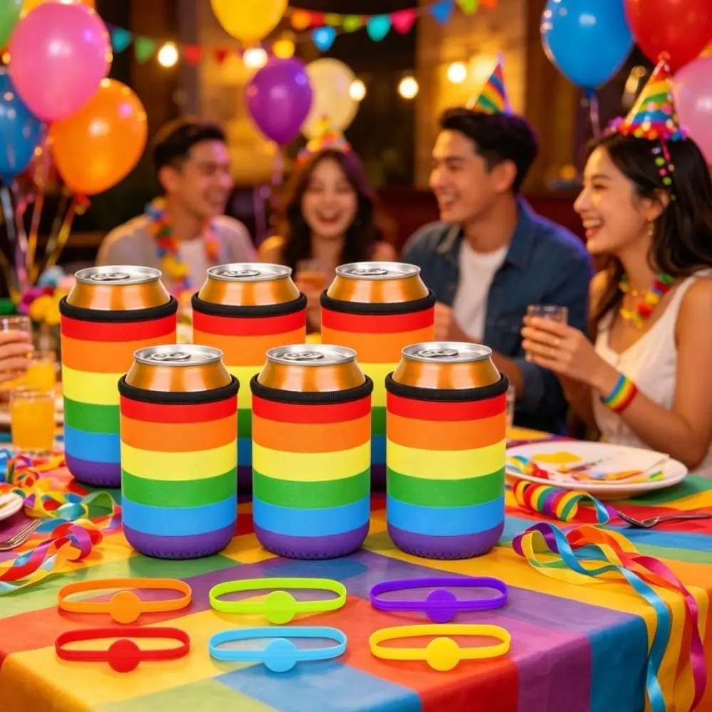 6-piece Can Set With Colored Marking Rings
