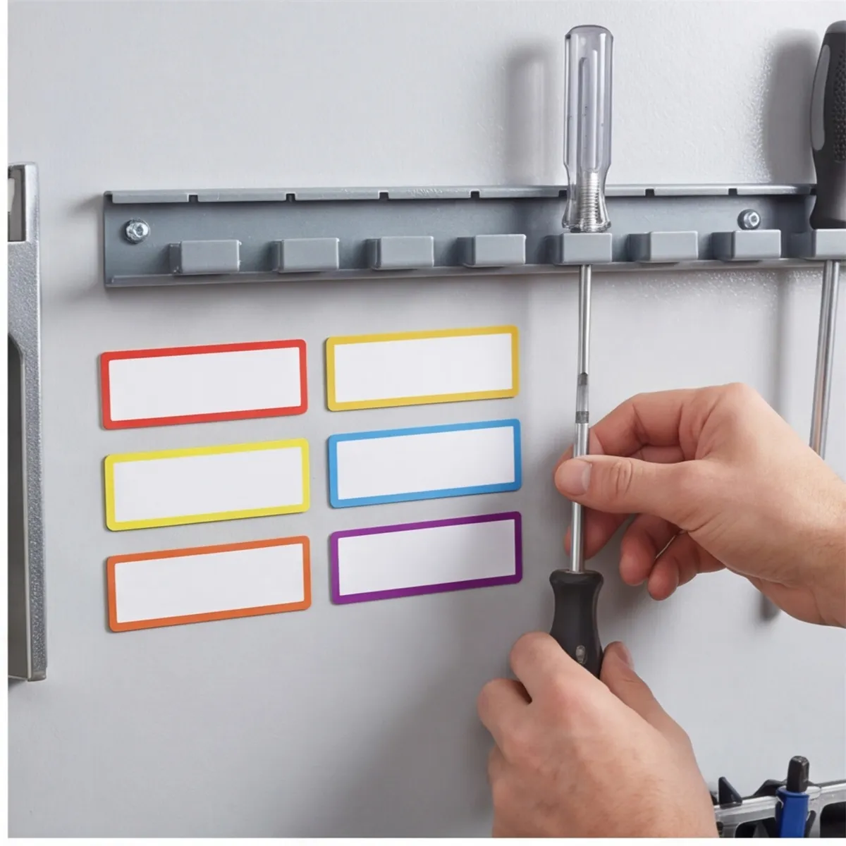 Set Of 40 Magnetic Labels In 8