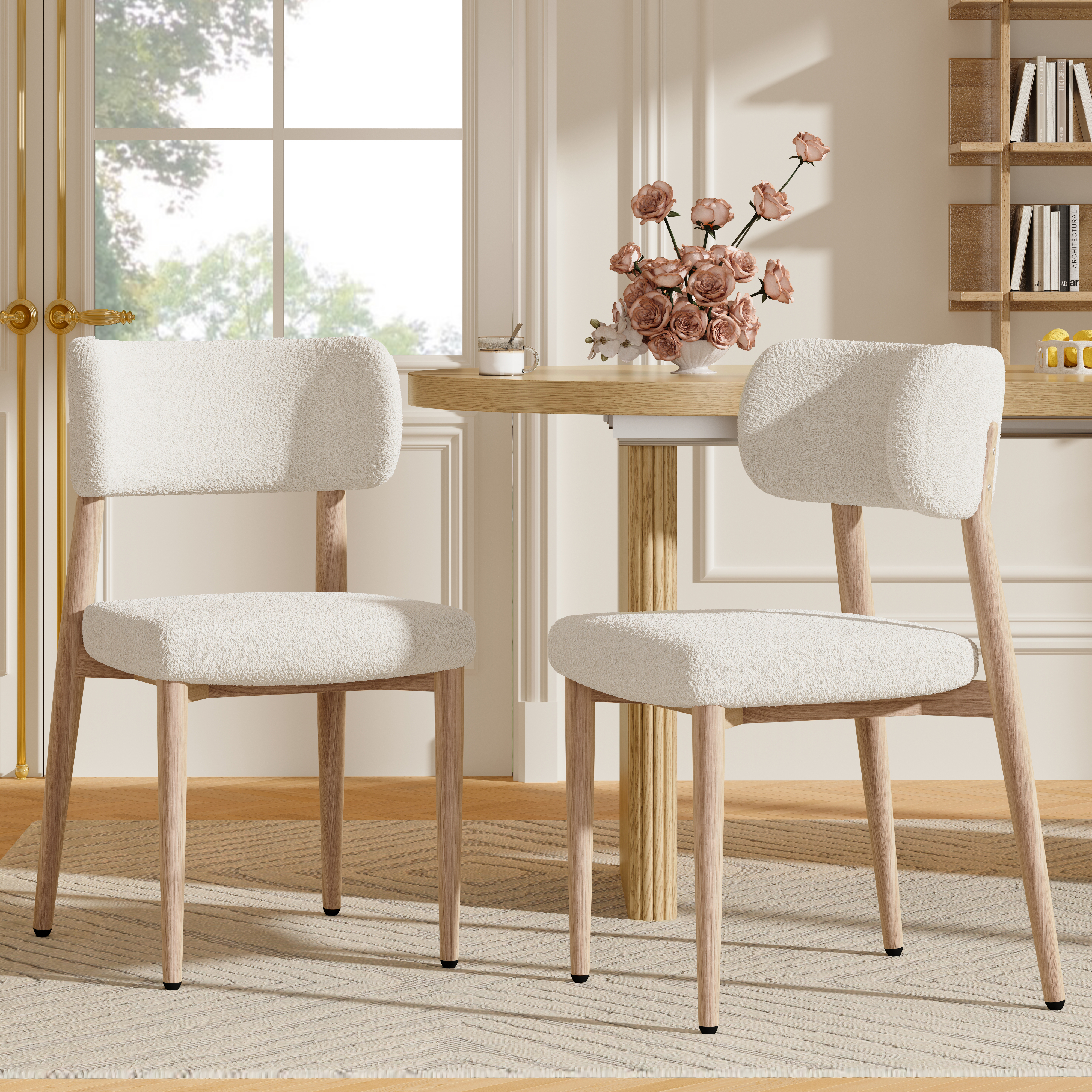 Set Of 6, Metal Chairs, Dining Suitable For Homes, Restaurants, Living Rooms — image 2