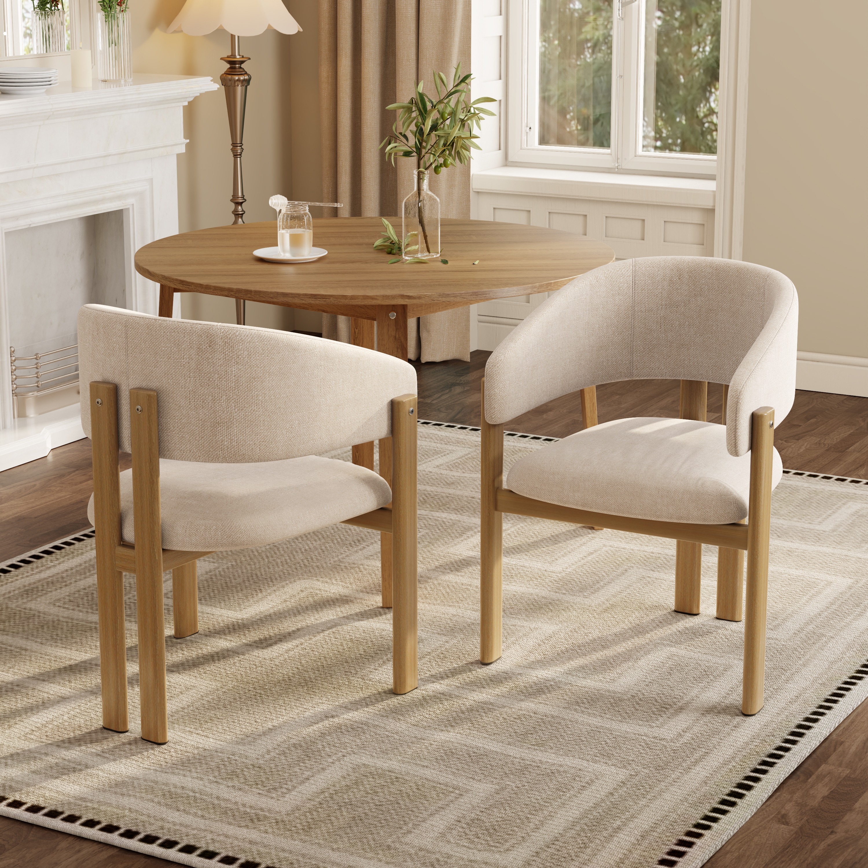 Set Of 2, Metal Chairs, Dining Suitable For Homes, Restaurants, Living Rooms — image 5
