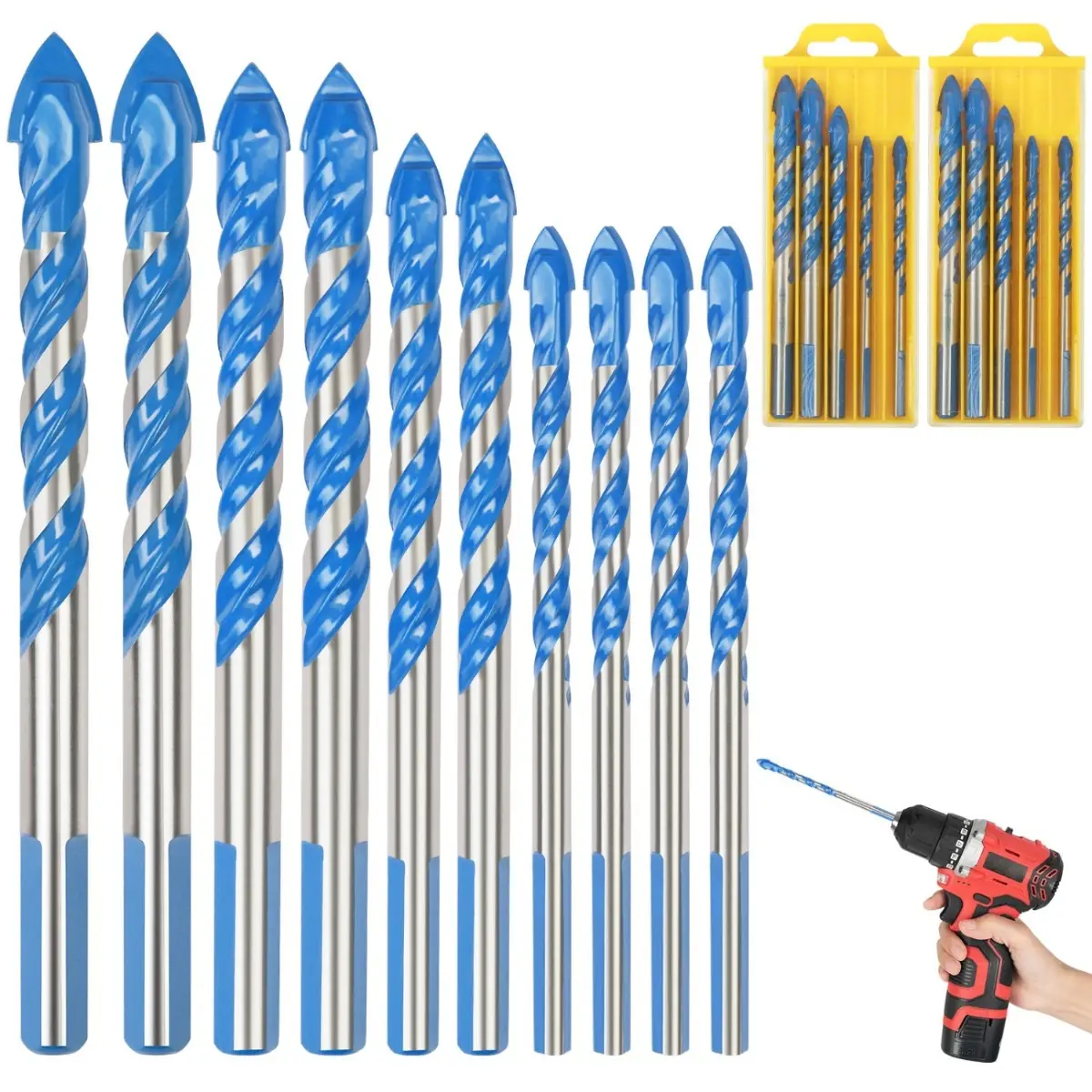 Multi-piece Party Gift Sets, 10-piece Tungsten Carbide