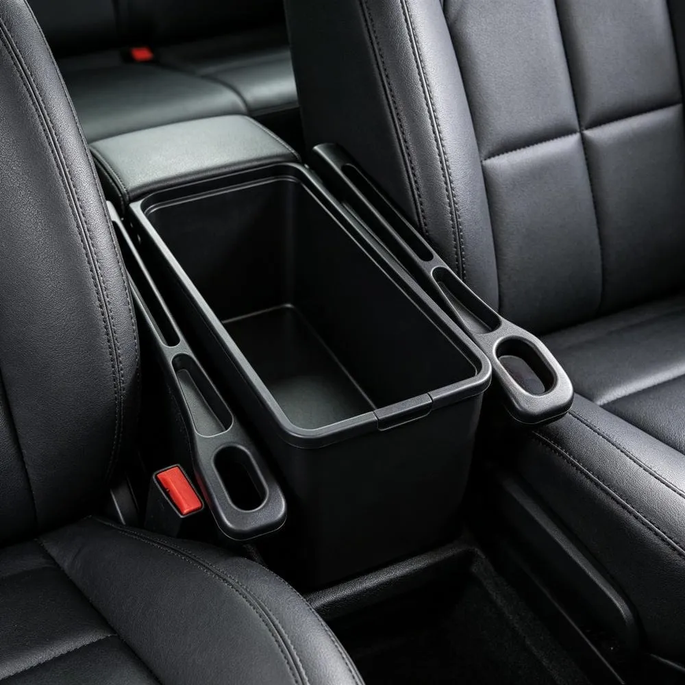 Car Seat Gap Organizer, Black (2-Pack)