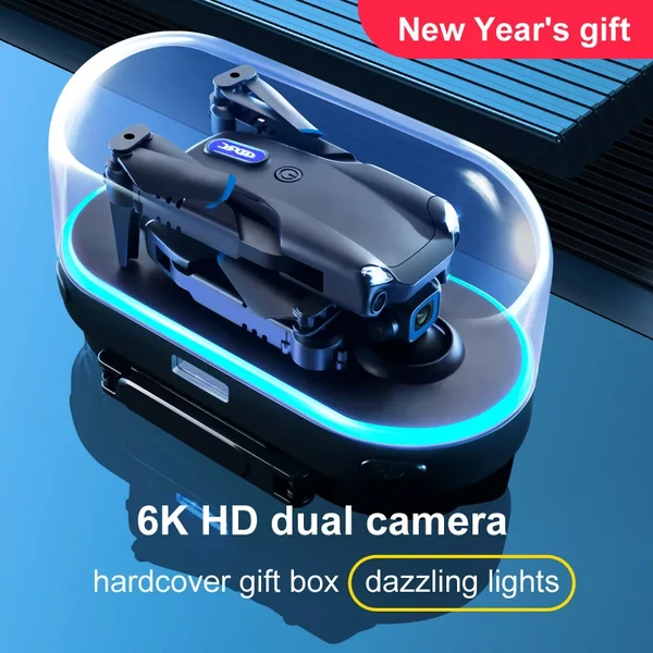 4DRC V20 RC Drone WIFI FPV 6K HD Dual Camera Gesture Photo Quadcopter 2 Battery,Suitable For Beginners.