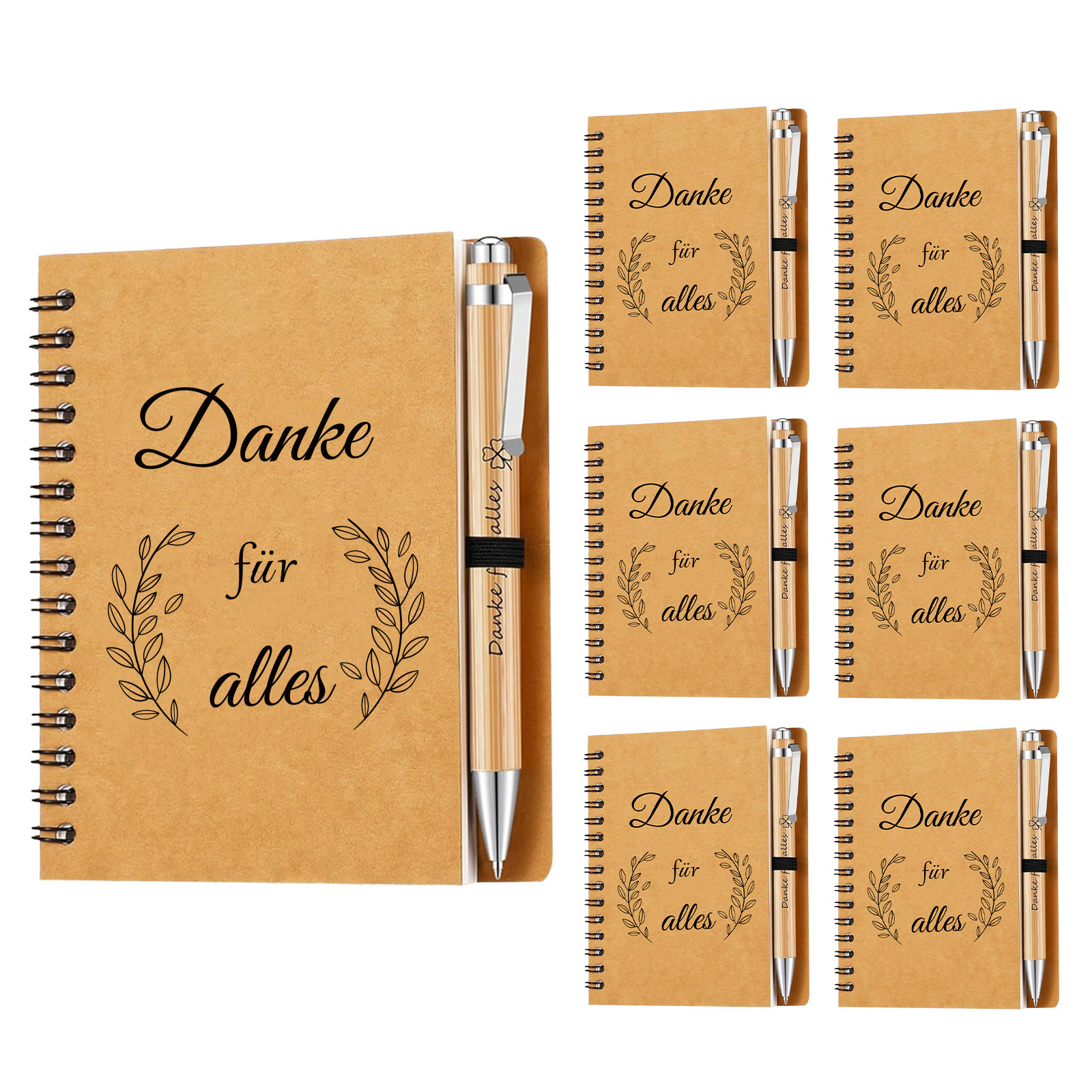 Thank-You Gift For Coworkers – 6 Pen & Notebook Sets – Party Supplies Set