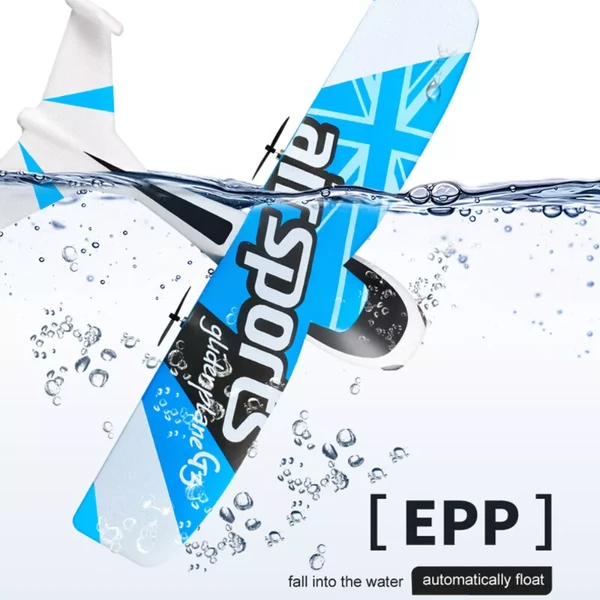 Remote Control LED Airplane – Easy-to-Fly Toy Drone with Dual Batteries for Kids & Beginners