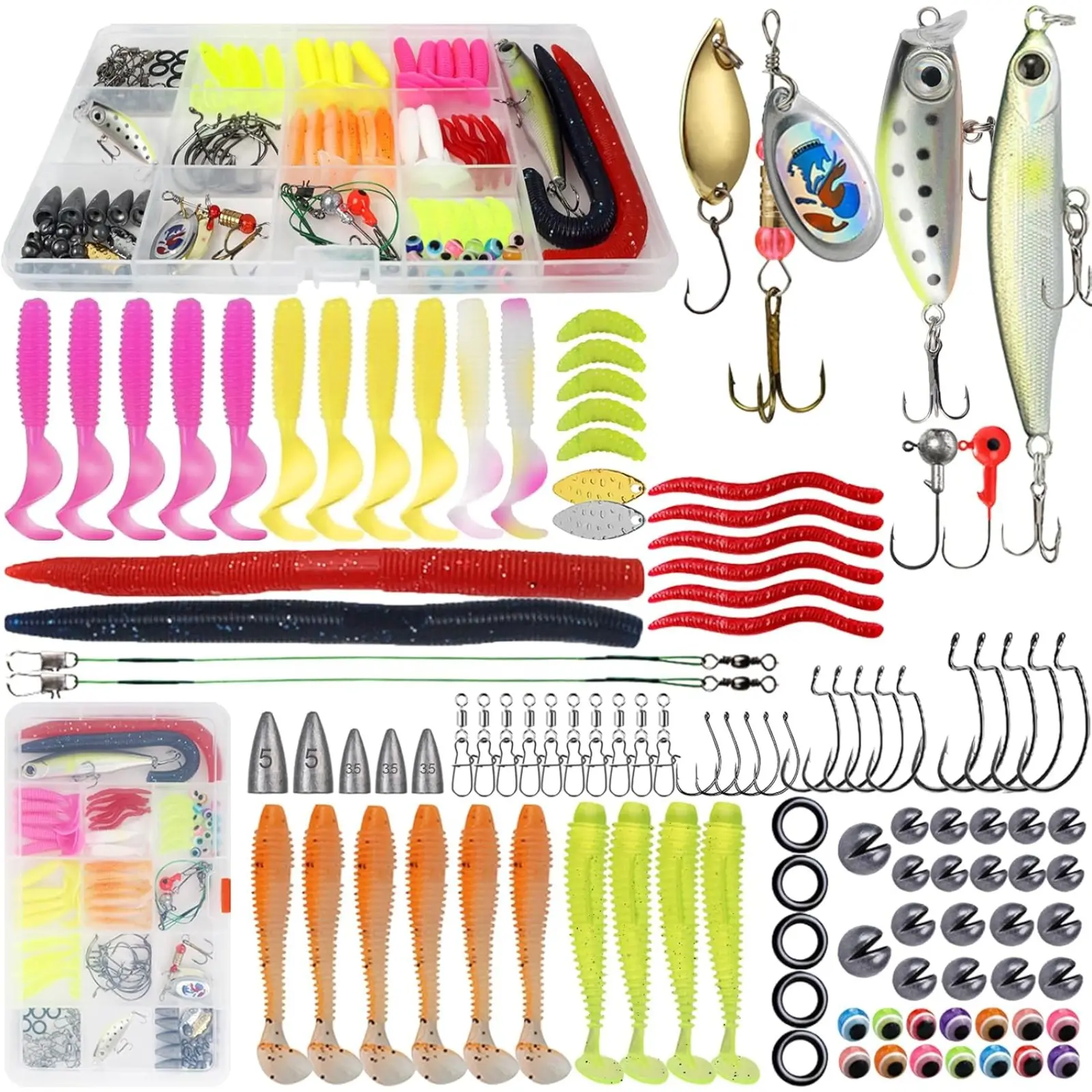 114-Piece Fishing Accessory Set