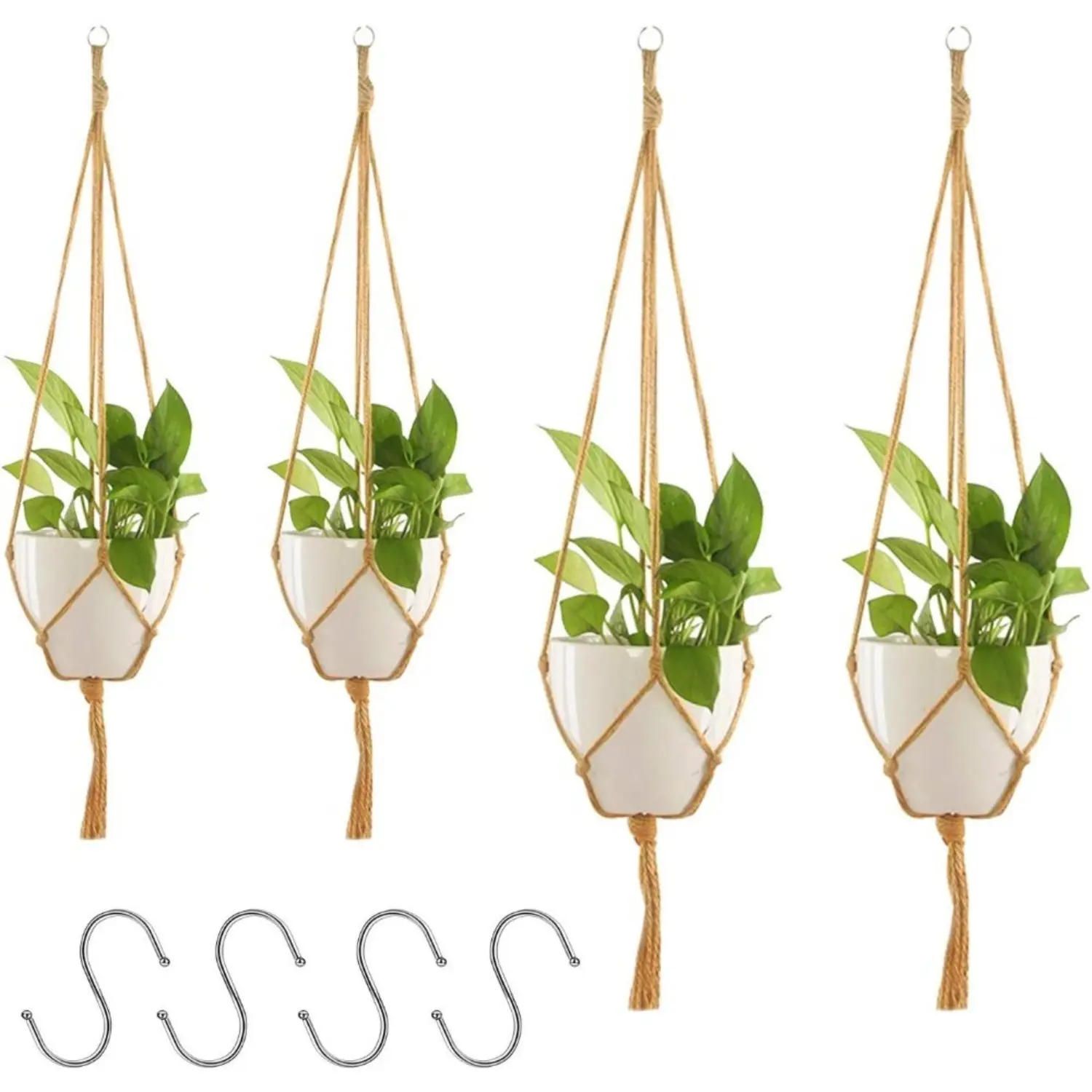 Macramé Hanging Basket, Plant, Flower Pot, Boho