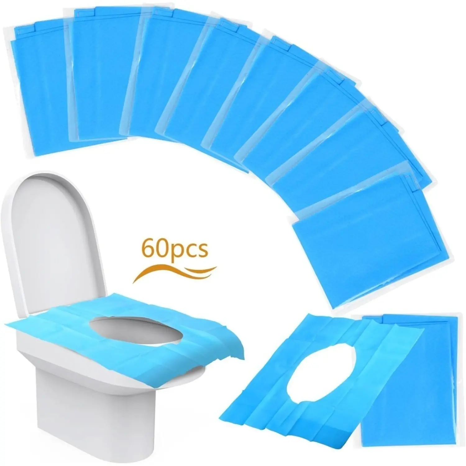 Set Of 60 Toilet Seat Covers