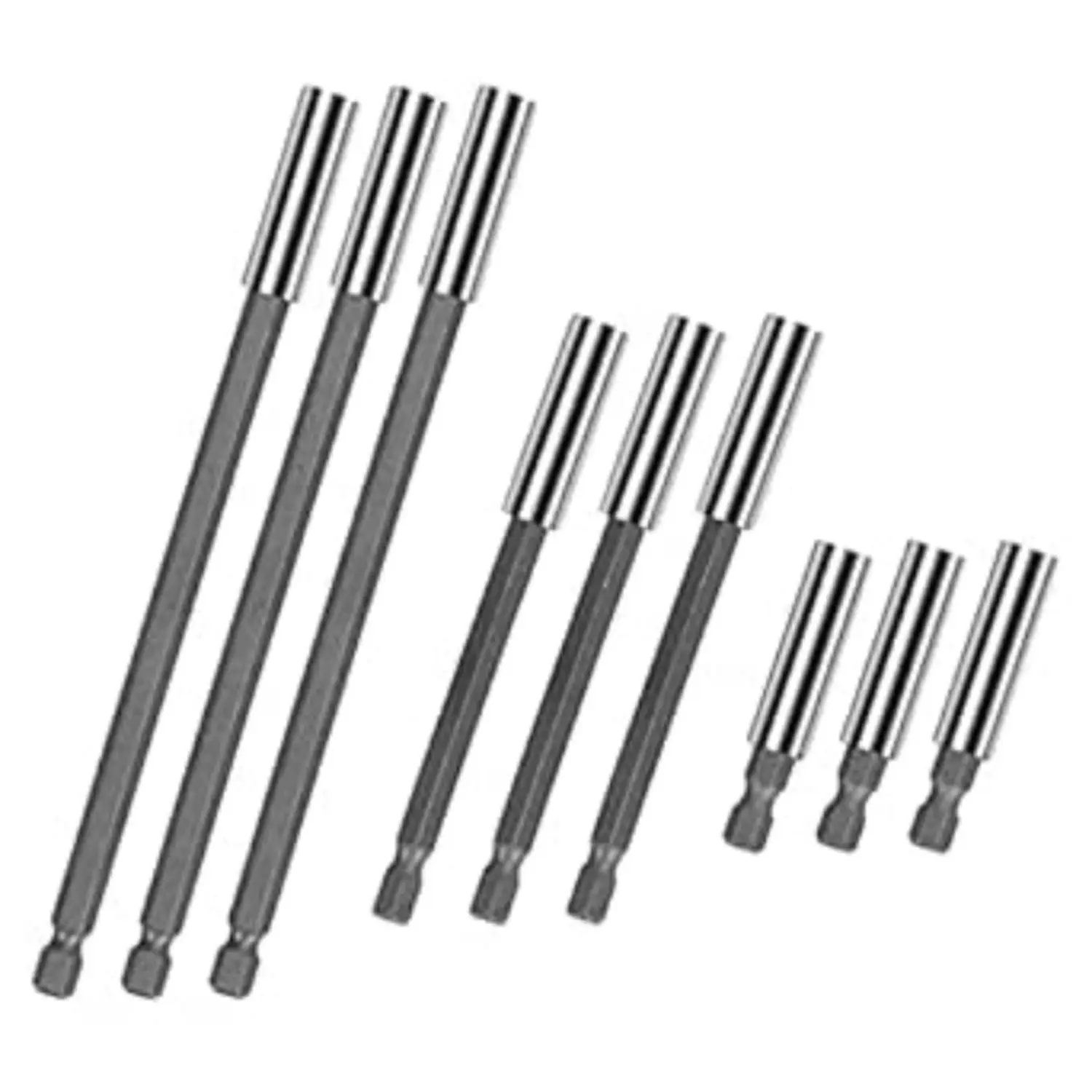 9-Piece Magnetic Drill Screwdriver Extension Set