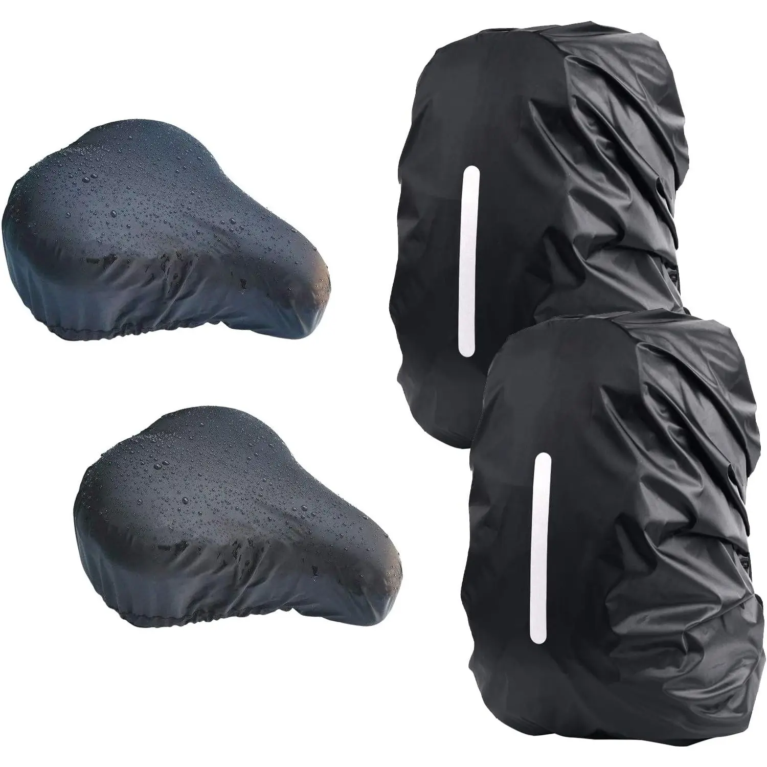 Bicycle Saddle Protector & Backpack Cover Set
