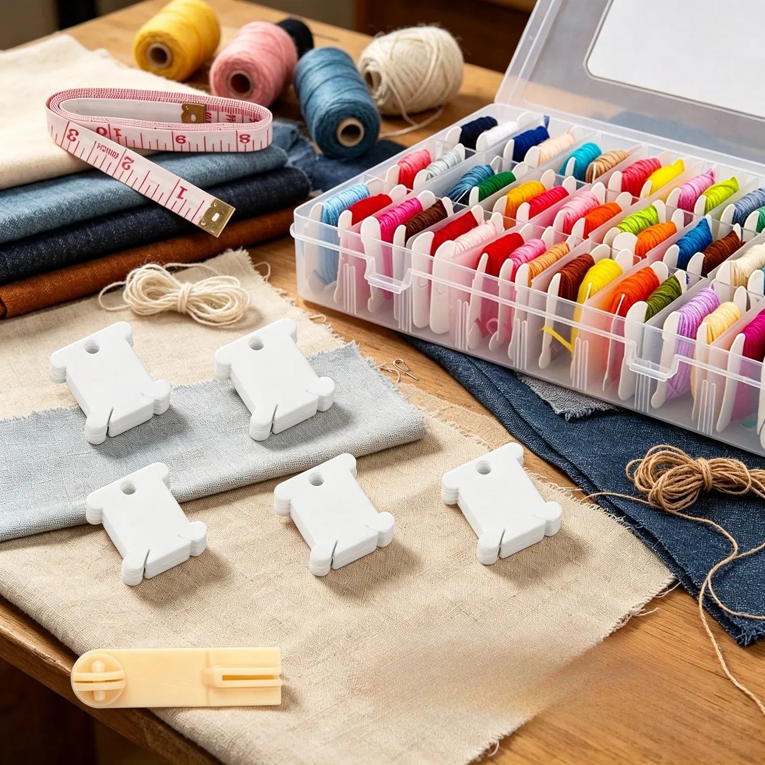 120-Piece Embroidery Thread Organizer Set