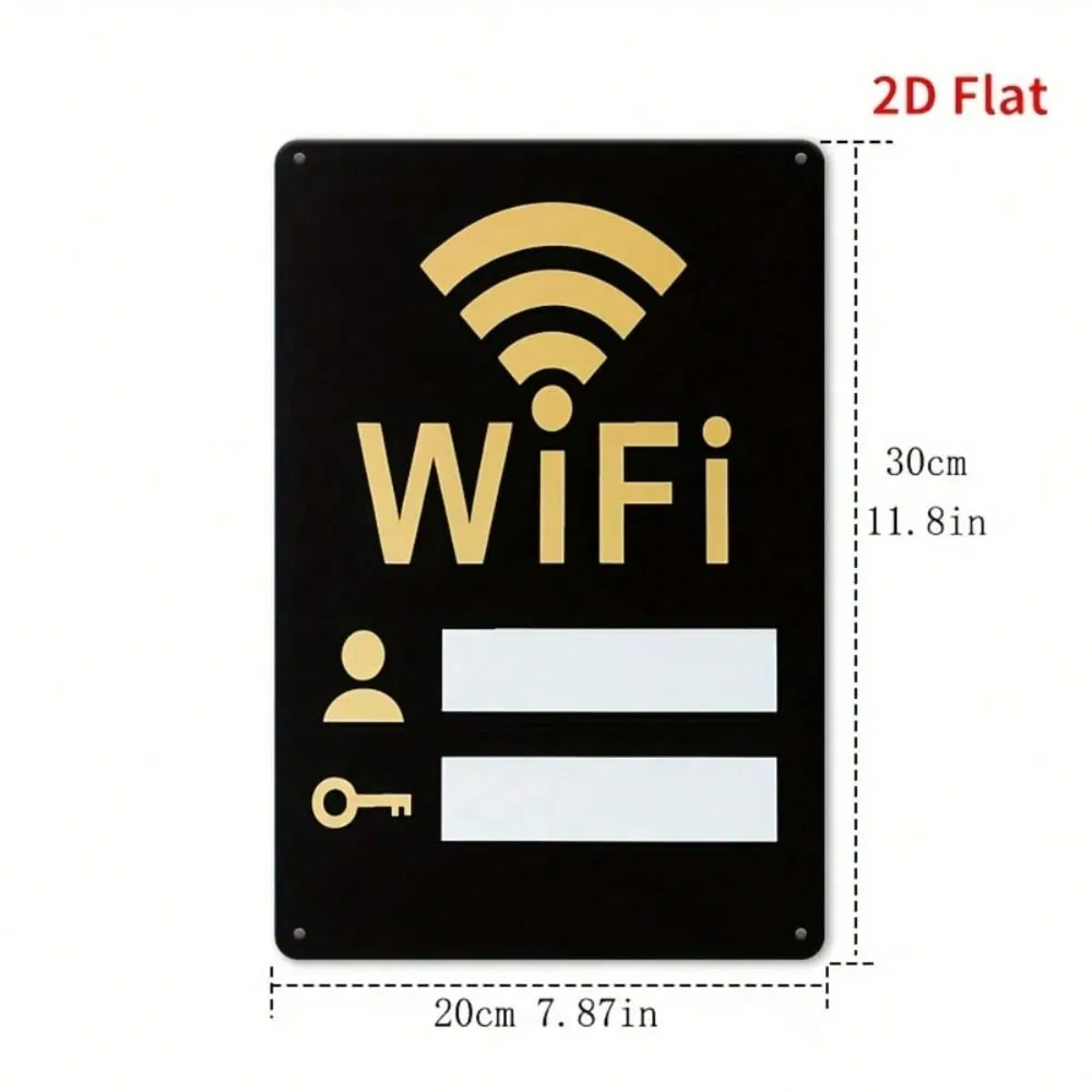 Office Open WiFi Password Sign