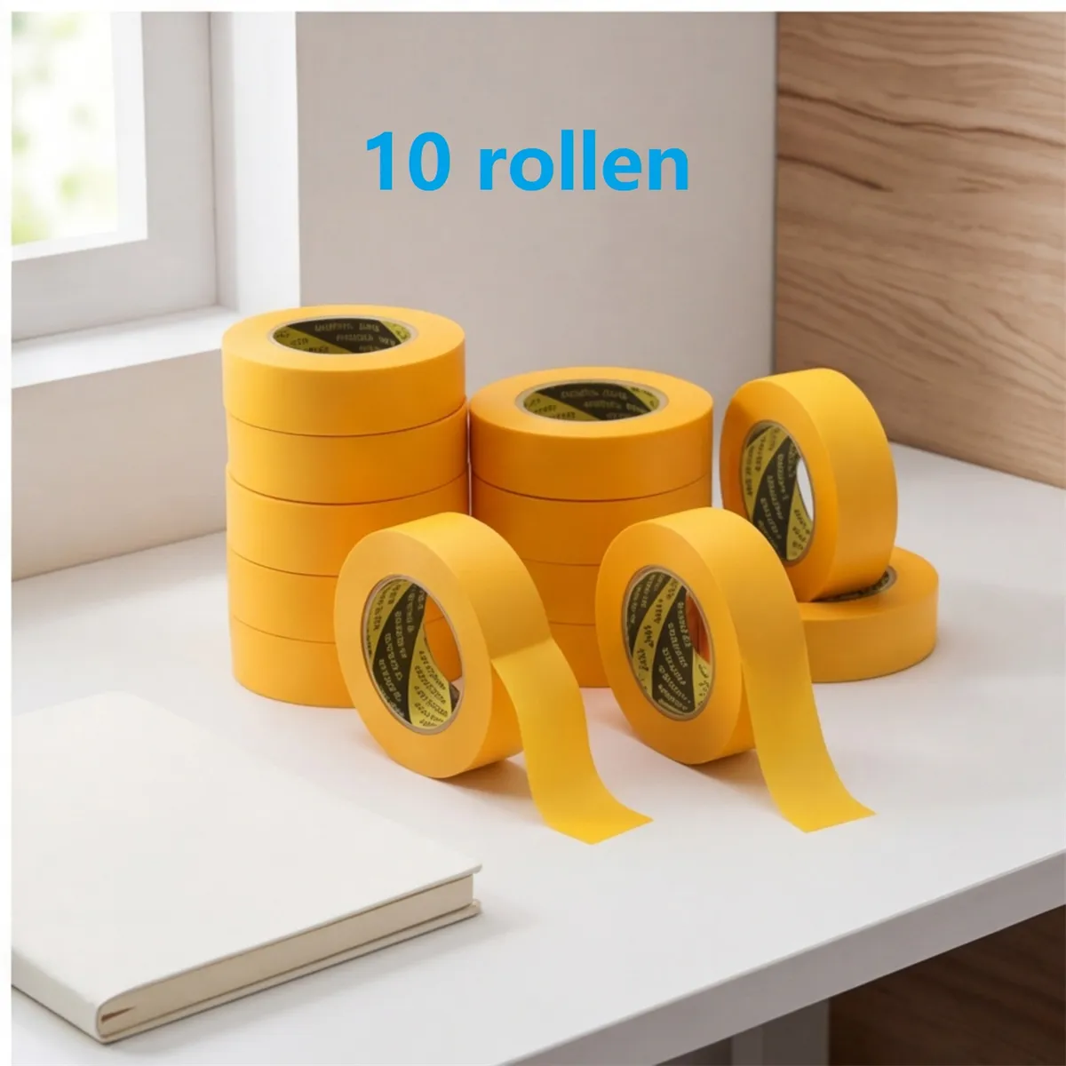 Set Of 10 Rolls Masking Tape, 3