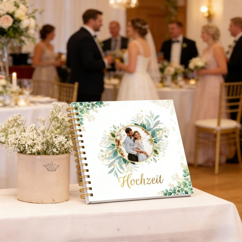 Wedding Guest Book - An Elegant Guest Book For The Wedding Reception And Party Decorations