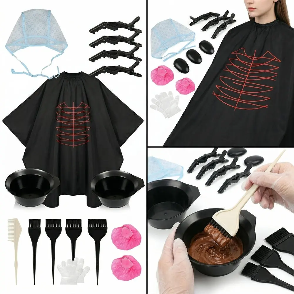 Hair Dye Kit With Highlighting Cap