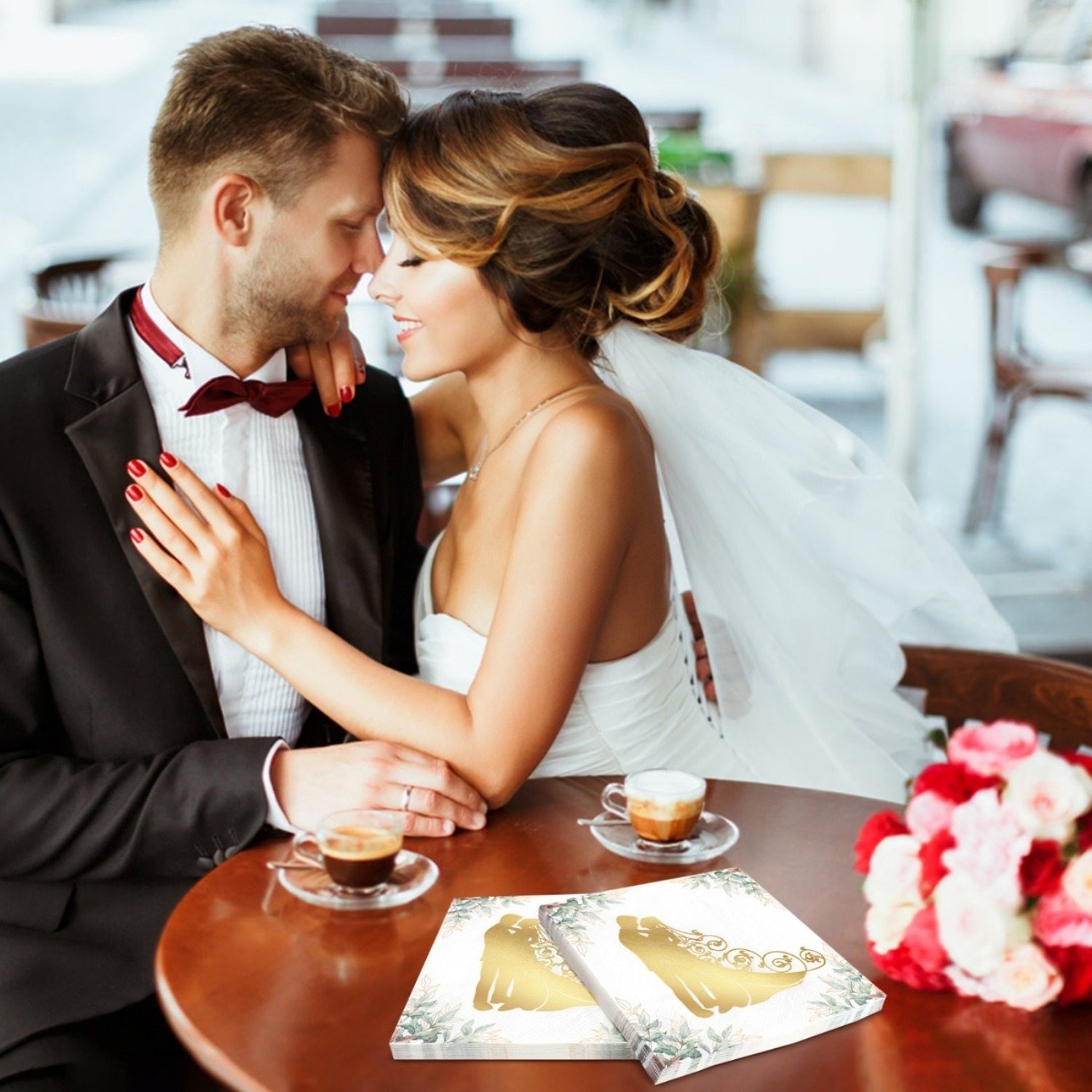 Wedding Napkins, Set of 80, picture 3 of 3