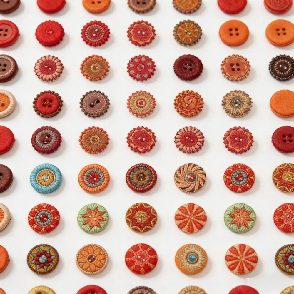Set Of 200 Wooden Buttons – 100